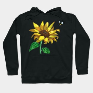 Sunflower and the Bee Hoodie